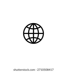 Globussymbol für die Internetnavigation