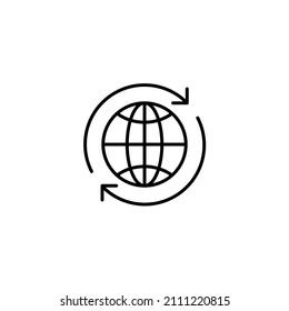 símbolo de icono de globo vectorial
Icono de globo. Símbolo de globo. Ilustración vectorial plana