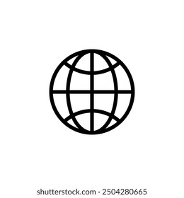 globe icon symbol vector illustration