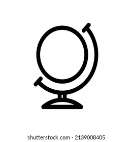 Globe icon, technology icon vector illustration.