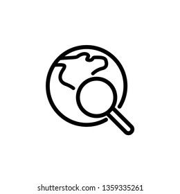 globe icon template