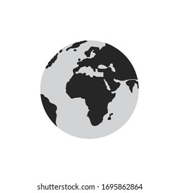 Globe Icon In Trendy  Design Vector Eps 10