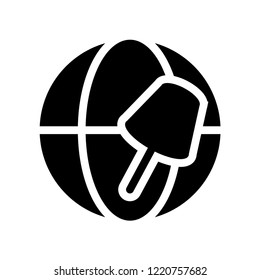 Globe icon. Trendy Globe logo concept on white background from Maps and Locations collection. Suitable for use on web apps, mobile apps and print media.
