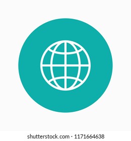 globe icon vector
