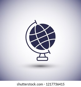 Globe icon vector
