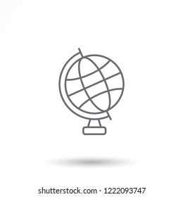 Globe icon vector