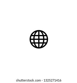 globe icon vector