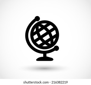 Globe icon vector