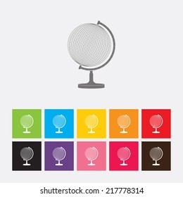Globe icon - Vector