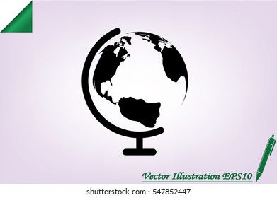 Globe Icon Vector