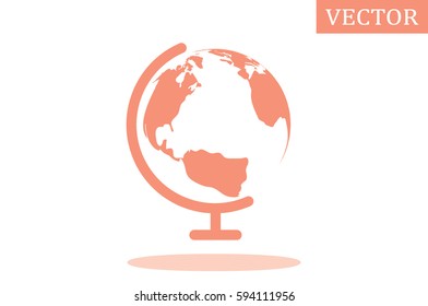 Globe Icon Vector 