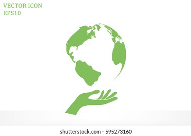 Globe Icon Vector.