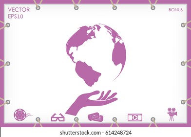 Globe Icon Vector