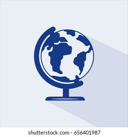 globe icon vector