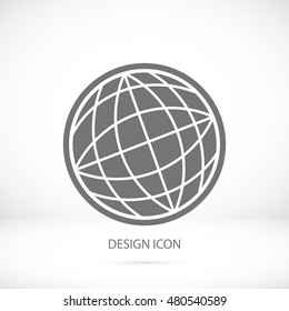 Globe Icon, vector best flat icon, EPS