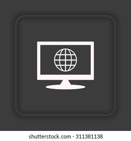 Globe. icon. vector design