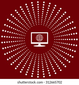 Globe. icon. vector design