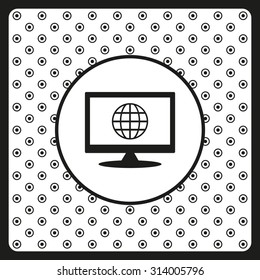 Globe. icon. vector design