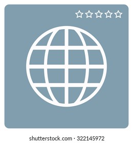 Globe. icon. vector design