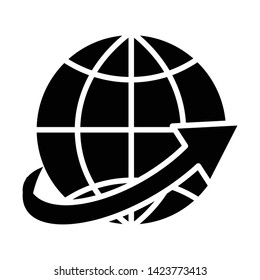 Globe icon vector design template