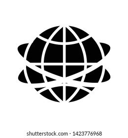 Globe icon vector design template