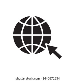 globe icon vector design template