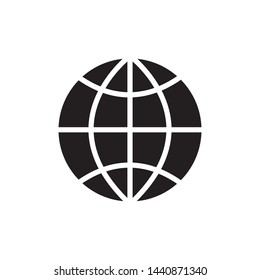 globe icon vector design template