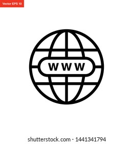 globe icon vector design template