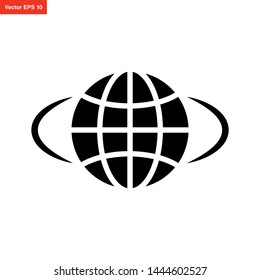 globe icon vector design template