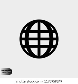 globe icon vector, Vector EPS 10 illustration style
