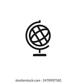 Globe icon vector. EPS 10 editable vector