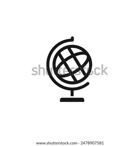 Globe icon vector. EPS 10 editable vector