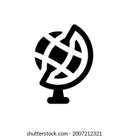 Icono de globo. Archivo EPS vectorial.