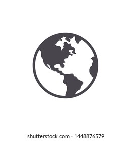 Globe Icon Vector. Flat Icon - Shutterstock ID 1448876579