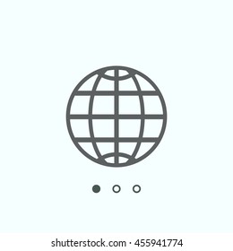 Globe Icon, vector, icon flat