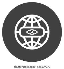 globe Icon Vector flat design style