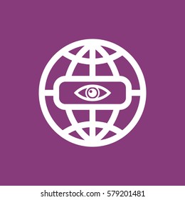 globe Icon Vector flat design style