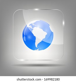 Globe Icon Vector Illustration