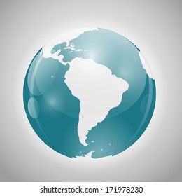 Globe Icon Vector Illustration