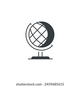 Globe icon, Globe vector illustration