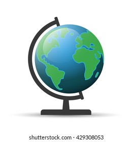 Globe icon. Vector illustration