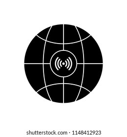 Globe icon, vector illustration design. Communication collection.