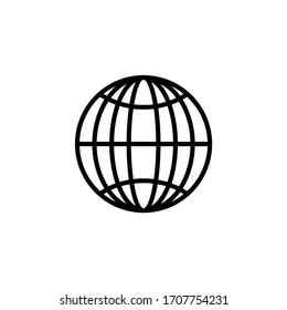 Globe icon vector illustration design