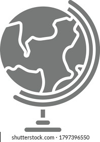 Diseño de ilustración vectorial de icono de globo