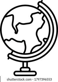 Globe-Symbol, Vektorgrafik-Design