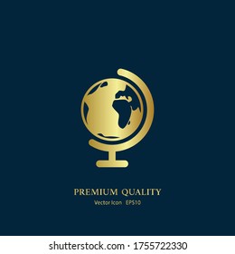 globe Icon. Vector illustration EPS 10.