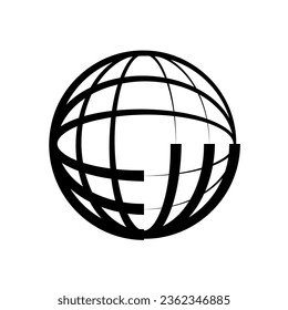 globe icon vector illustration eps