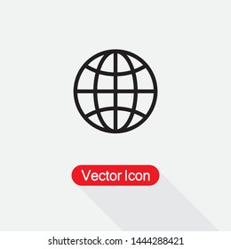 Globe Icon Vector Illustration Eps10