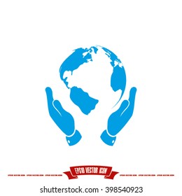 Globe icon vector illustration eps10.
