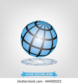 Globe icon vector illustration eps10.